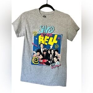 Saved By The Bell Gray Retro 90’s Shirt Size Small